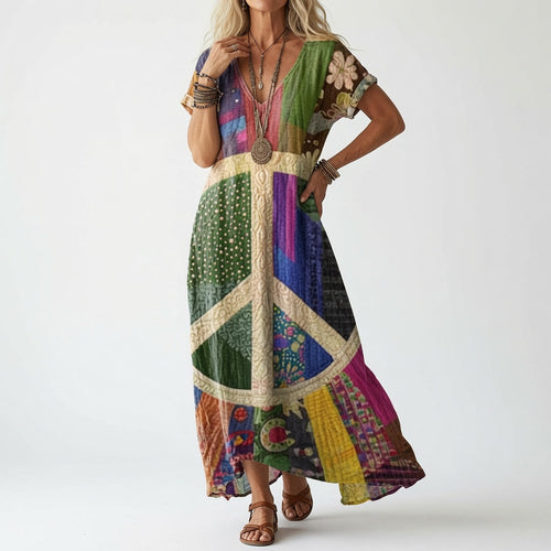 Élisoria™ — Robe florale fluide charme estival