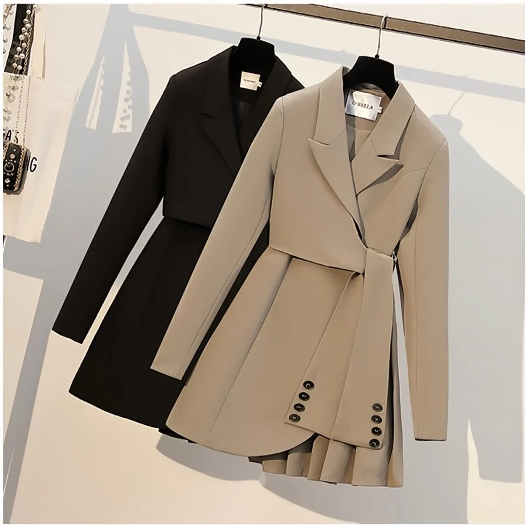 Élodianne™ – Le manteau ceinturé qui allie élégance et modernité