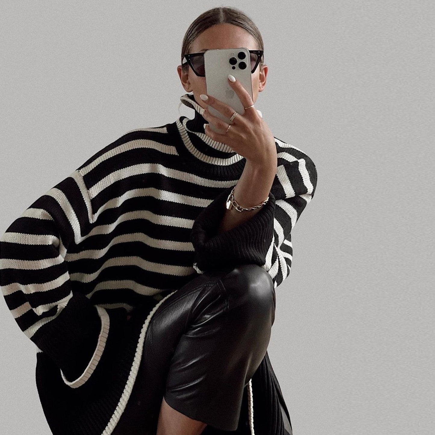 Éliane™ – Le Pull Rayé Élégance Décontractée