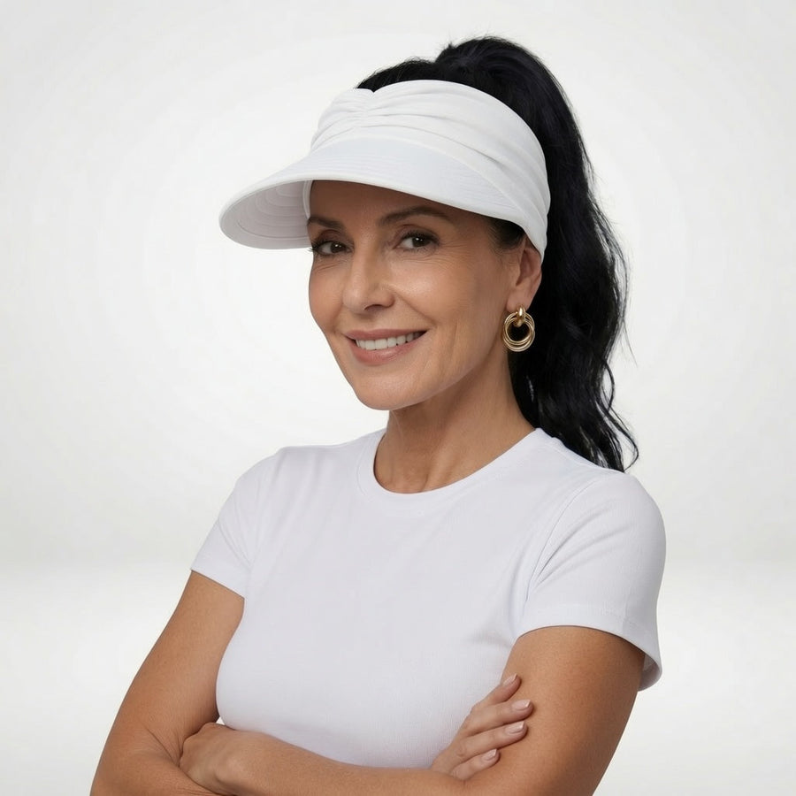 Solarine™ — Visière soleil sport chic protection estivale