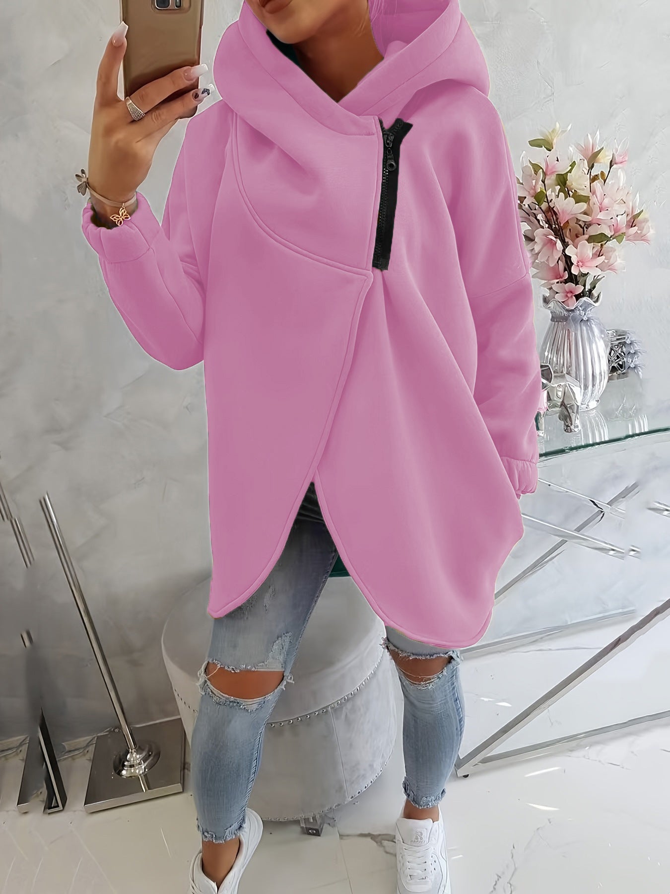 ÉLODIE™ | Veste Zippée Décontractée pour Femme