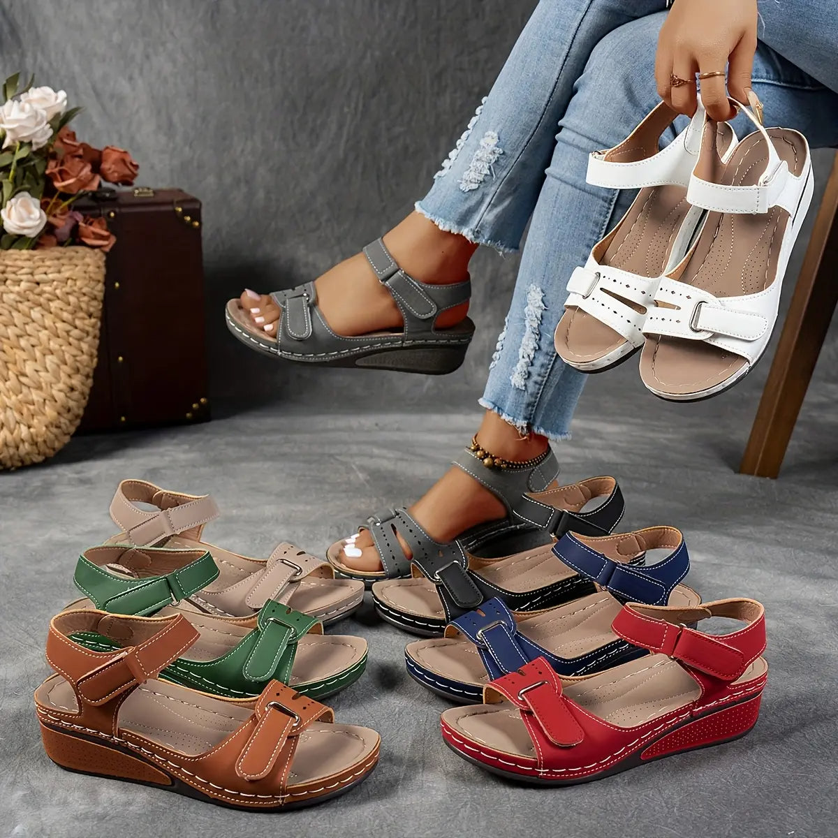 Margaux™ — Sandales ergonomiques soutien triple confort